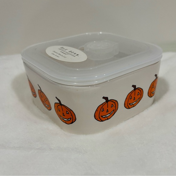 Rae Dunn Pumpkin “Spooky” Ceramic Tupperware - Picture 3 of 7